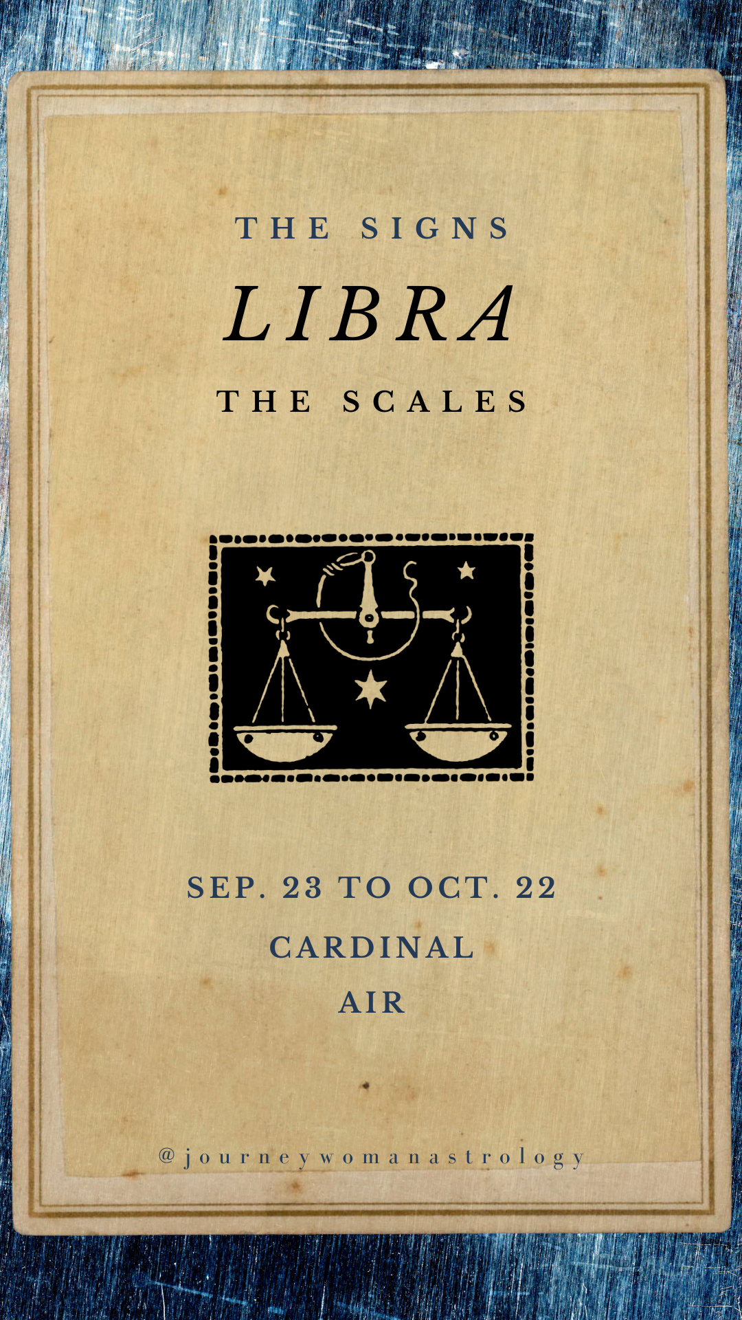 Libra dates, mode, element, symbol