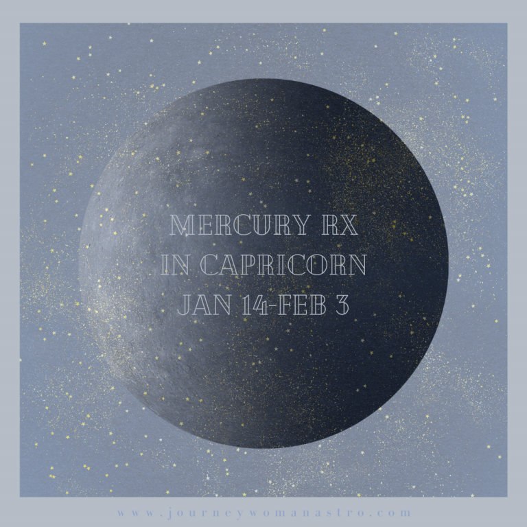 Mercury Retrograde in Capricorn, January 2022